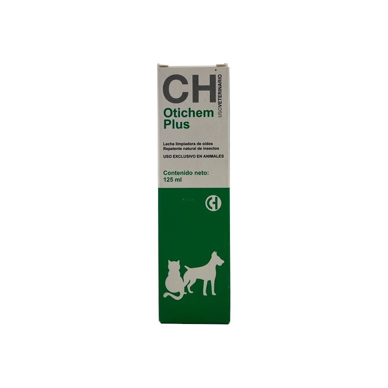 Otichem Plus 125ml – Limpiador de Oídos con Neem para Perros y Gatos | Chemical Ibérica