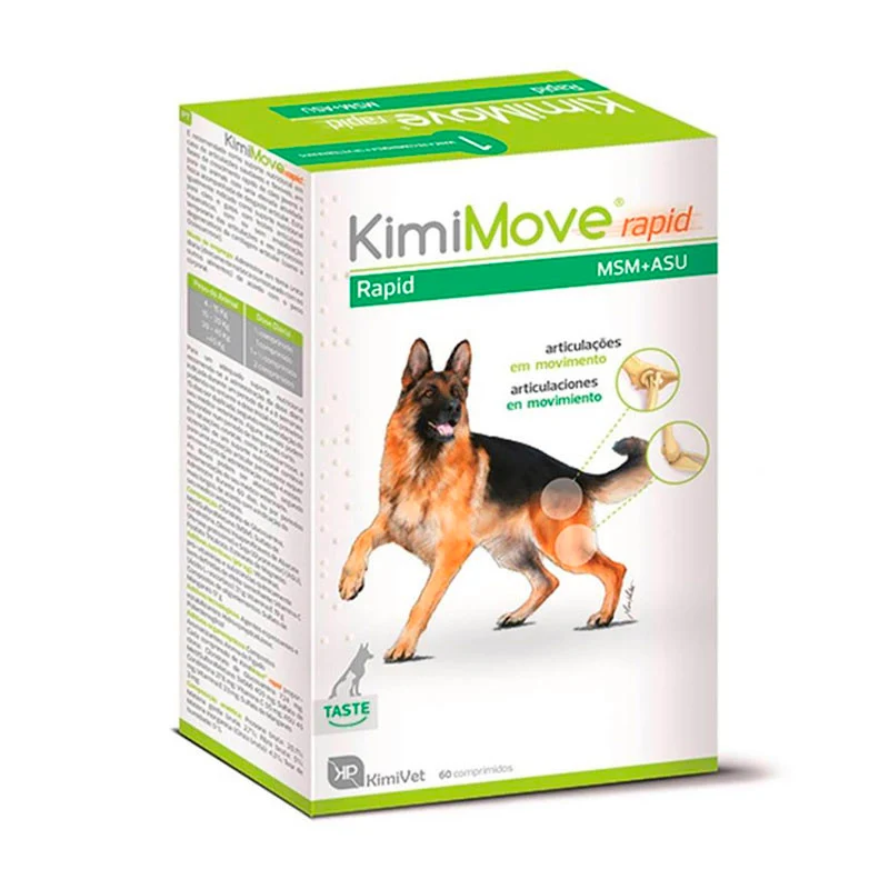 Kimimove Rapid 400 Comprimidos – Condroprotector para Perros y Gatos | Kimipharma
