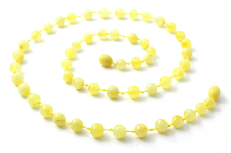 5 piezas de collares pulidos al por mayor de ámbar para adultos