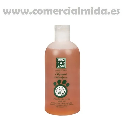 Champú MENFORSAN ACEITE DE VISÓN para perros