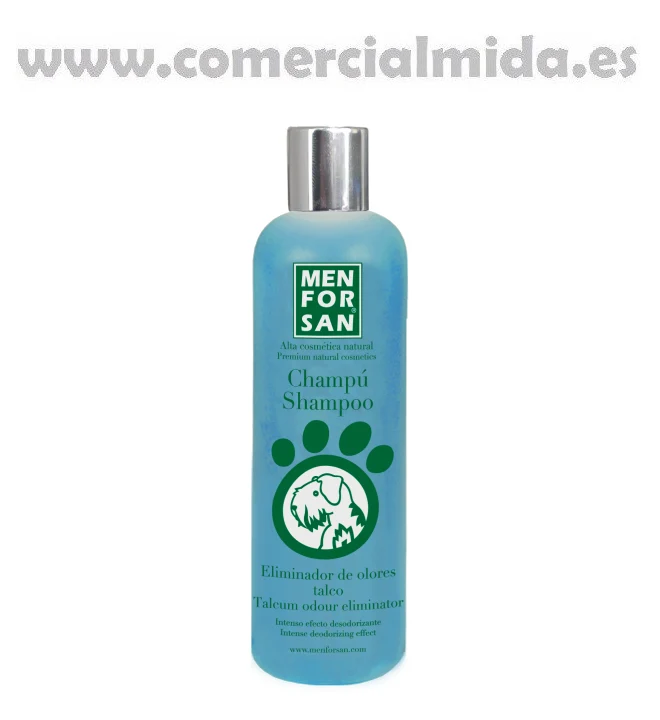 Champú MENFORSAN TALCO 300ml eliminador de olores