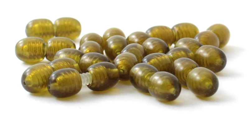 10 piezas de cierres pulidos con tornillos para joyas de ámbar