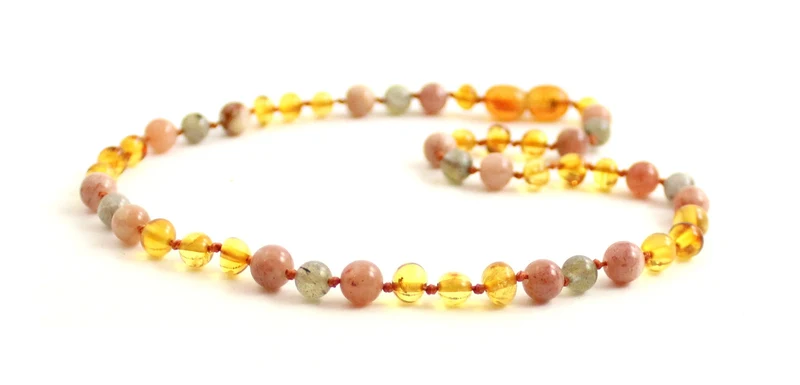 Collares de ámbar báltico y piedra solar