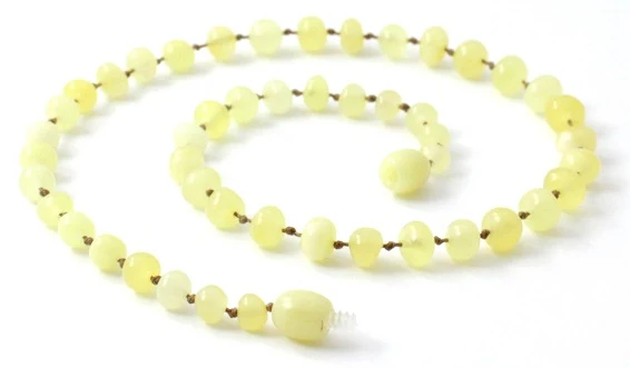 Collares de ámbar pulido para niños