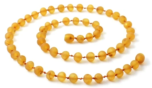 Collar de miel dorada cruda ámbar NBAR-2 para adultos