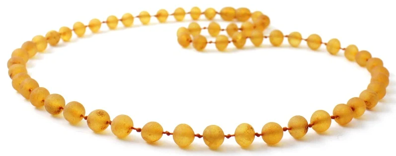 Collar de miel dorada cruda ámbar NBAR-2 para adultos