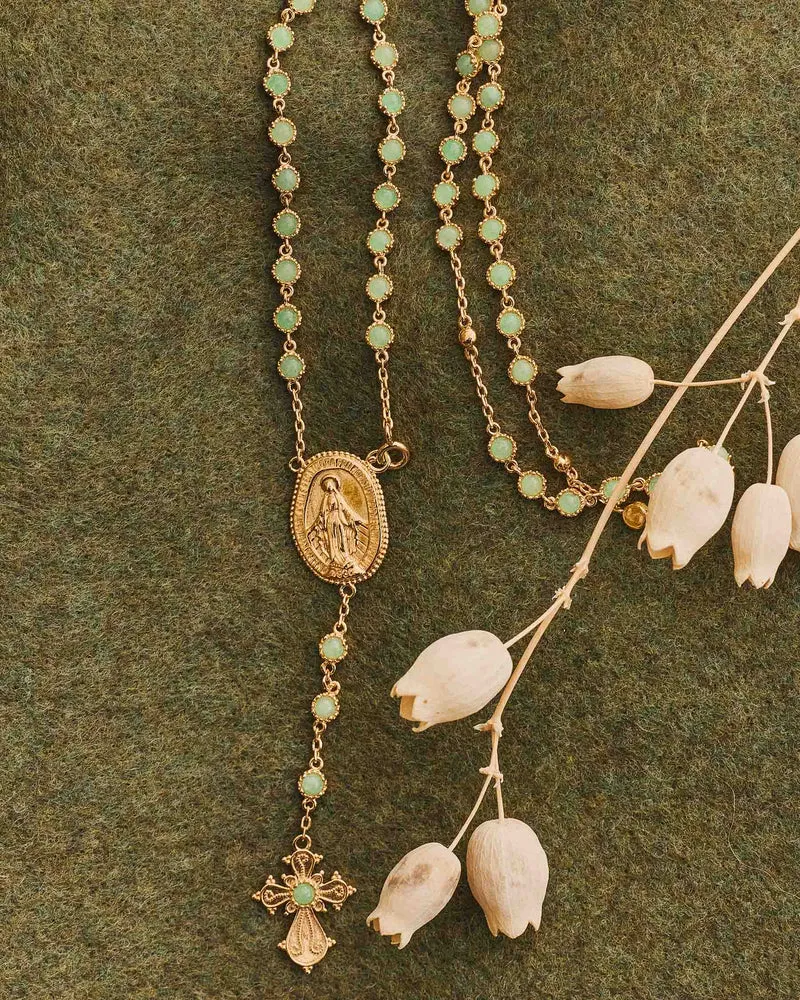 ROSARIO JADE VIRGEN DE LA MILAGROSA
