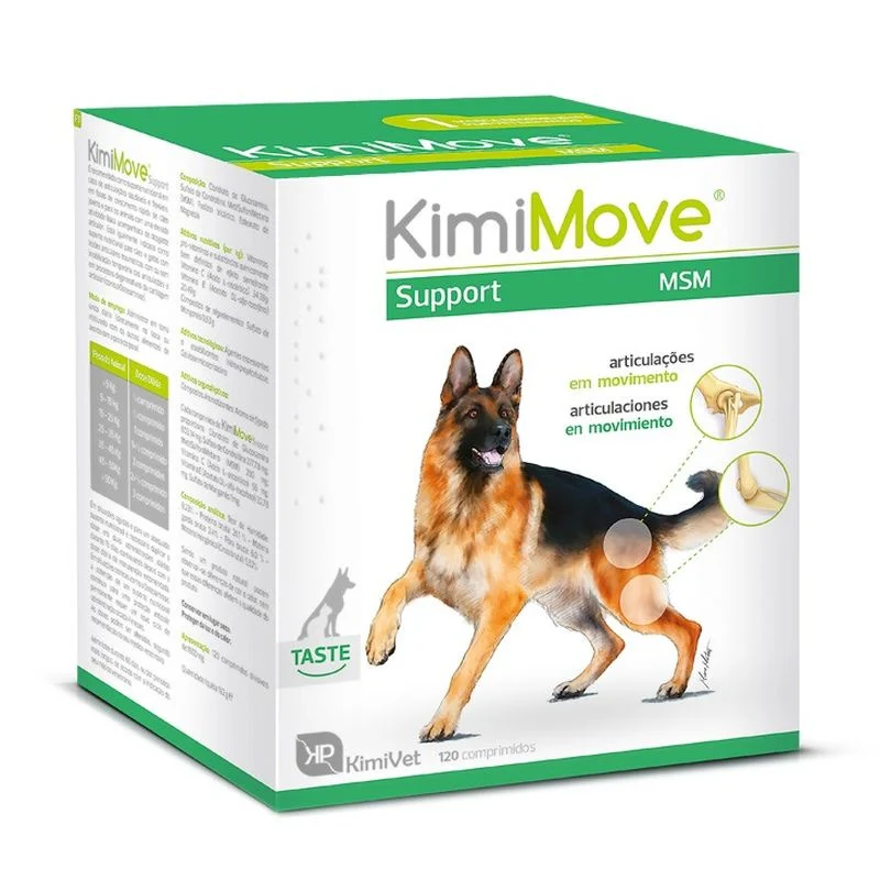 Kimimove Support 120 Comprimidos – Condroprotector para Perros y Gatos | Kimipharma