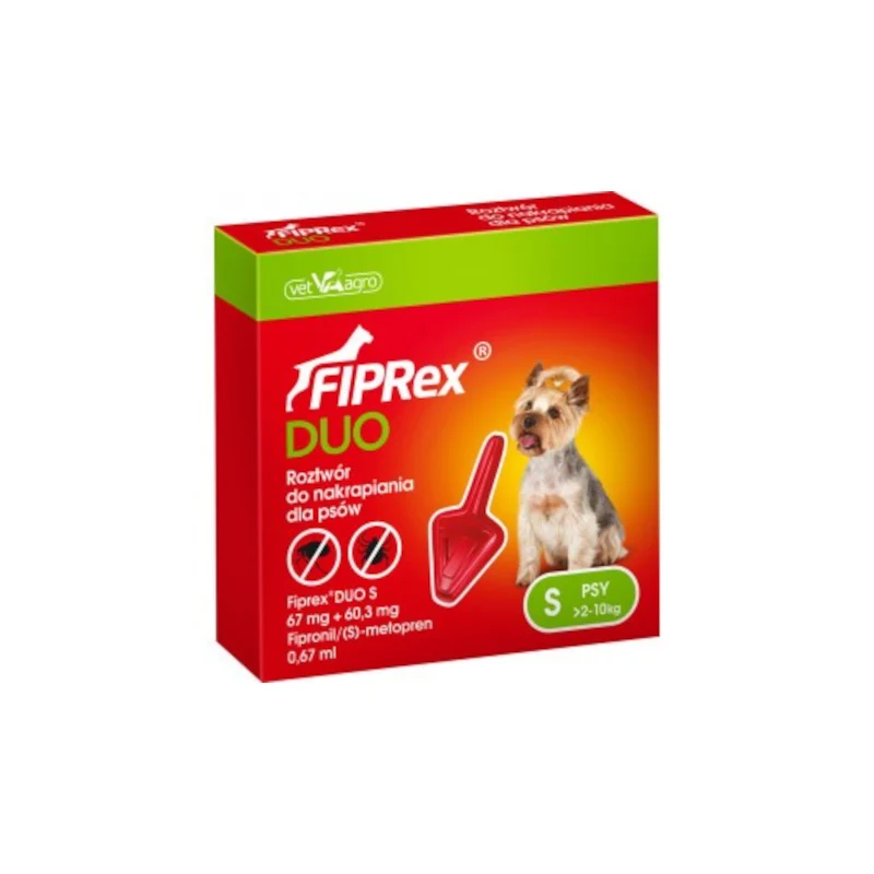 Fiprex Duo Pipetas Antiparasitarias Perro 2-10 kg | 12 Pipetas