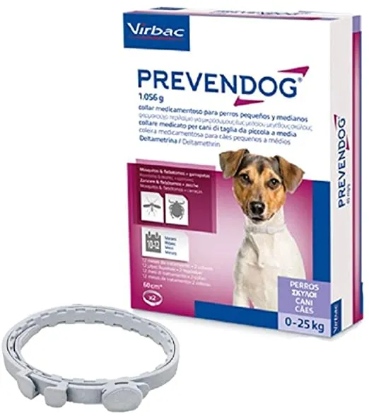 Prevendog Collar Antiparasitario para Perros 60 cm – Pack 2 Unidades