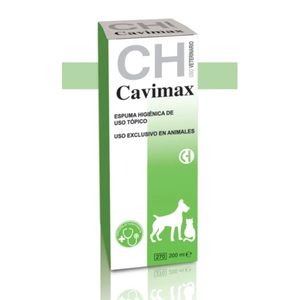 Cavimax Espuma Cicatrizante y Antiséptica para Perros y Gatos 200ml