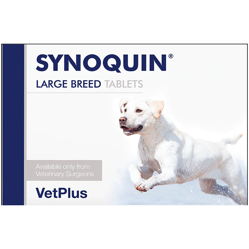 Synoquin EFA Razas Grandes | Condroprotector con Omega 3 | 30 y 120 Comprimidos