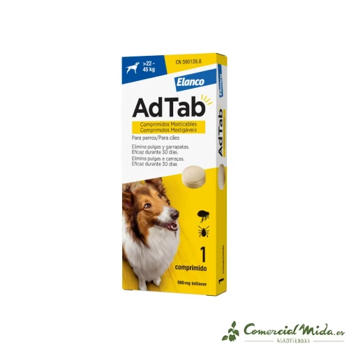 AdTab Comprimidos Masticables Antiparasitario para Perros