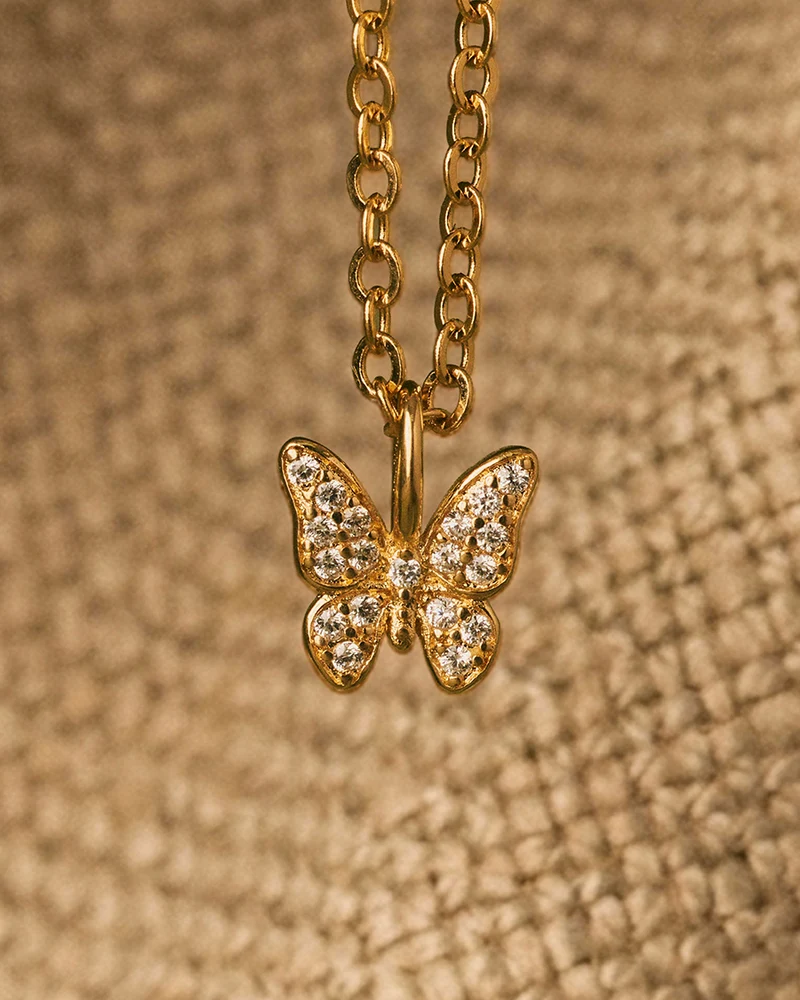 Collar Mini Pave Papilio