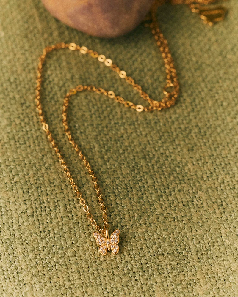 Collar Mini Pave Papilio