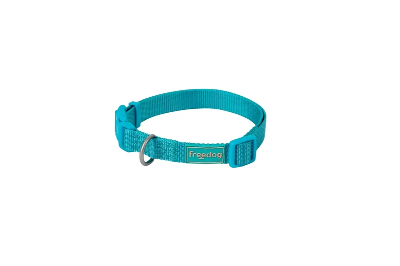 Freedog Collar Nylon Basic Turquesa, 20 mm 35/60 cm