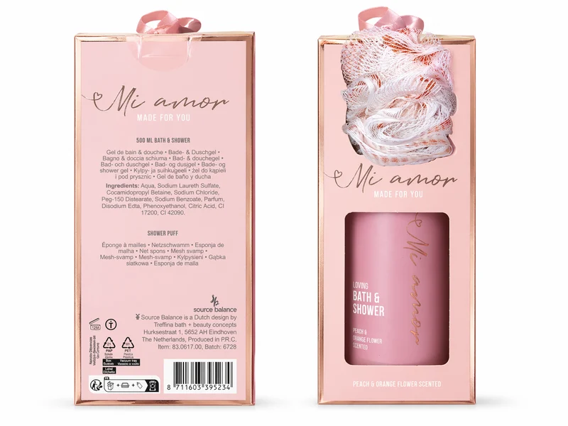 Treffina Set Mi Amore – Gel de Banho & Esponja