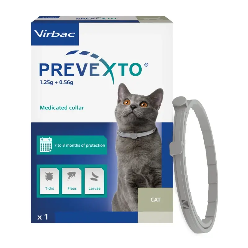 Prevexto collar antiparasitario para gatos, 38cm