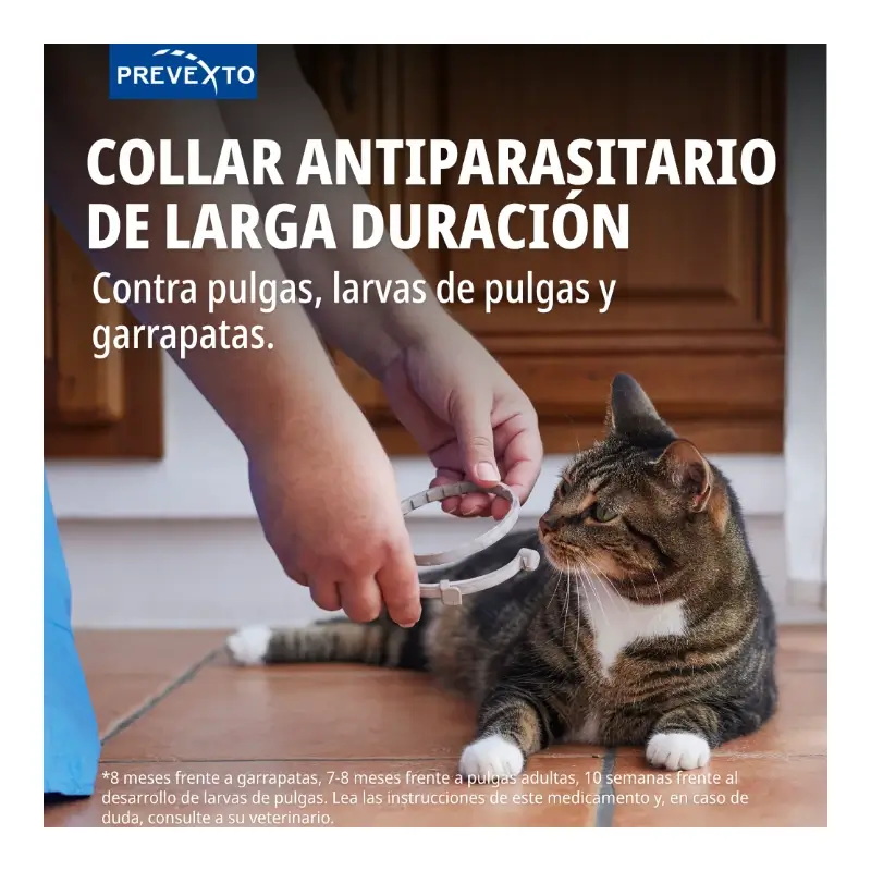 Prevexto collar antiparasitario para gatos, 38cm