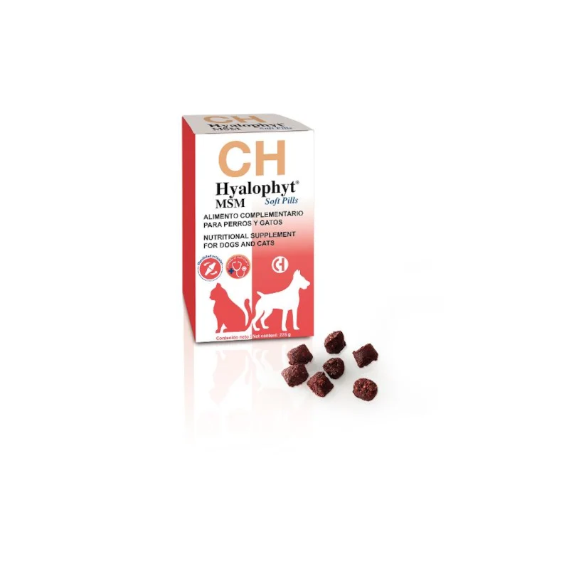 Hyalophyt MSM Soft Pills 225 Gr – Suplemento Articular Premium para Perros y Gatos | Chemical Ibérica