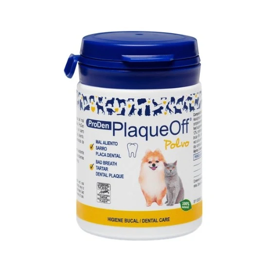 ProDen PlaqueOff 60 gr | Suplemento Dental para Perros y Gatos