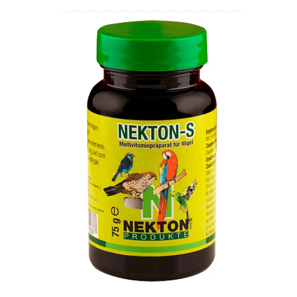 Nekton S Multivitamínico para Aves | Vitaminas, Aminoácidos y Minerales para Canarios, Loros y Exóticos