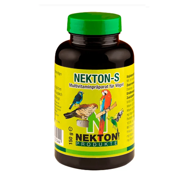 Nekton S Multivitamínico para Aves | Vitaminas, Aminoácidos y Minerales para Canarios, Loros y Exóticos