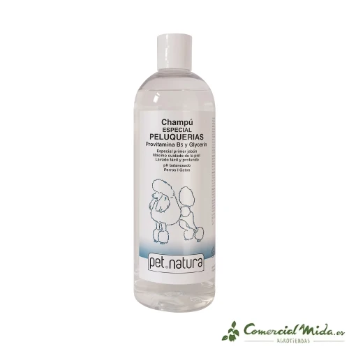 Champú Especial Peluquerías PETNATURA para Perros y Gatos