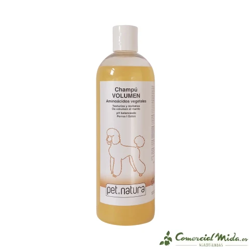 Champú Volumen PETNATURA para Perros y Gatos