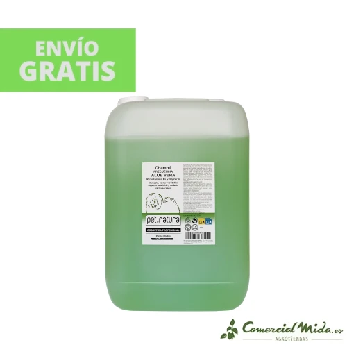 Champú con Aloe Vera PETNATURA Frecuencia para Uso Frecuente