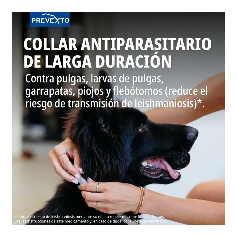 Prevexto anti-parasite collar for dogs weighing over 8kg, 70cm