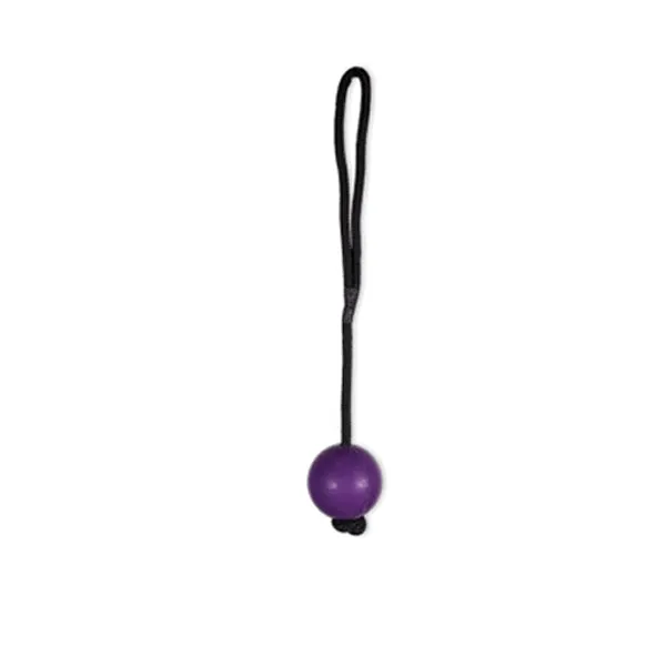 Vadigran Juguete Goma Bola con Cuerda Púrpura Ø5cm