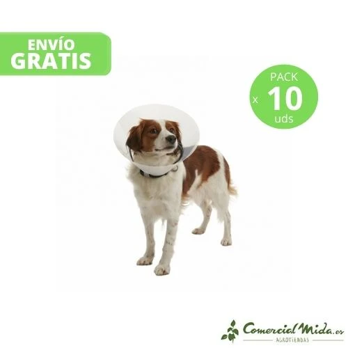 Collar Isabelino Transparente KRUUSE Buster Clic para Perros
