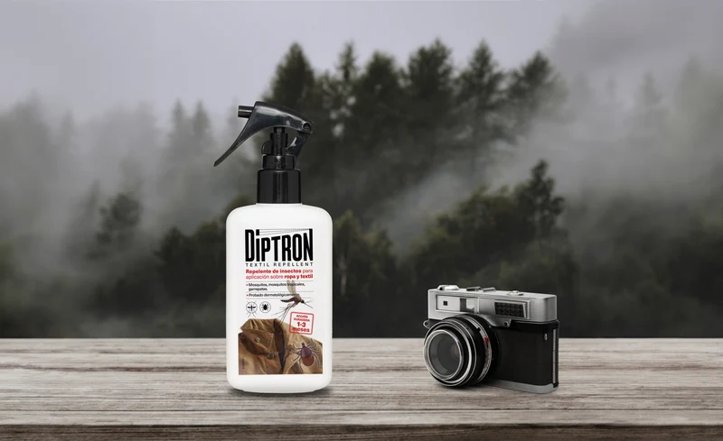 Diptrón Textil Repellent, Repelente de Insectos para Ropa 100ml