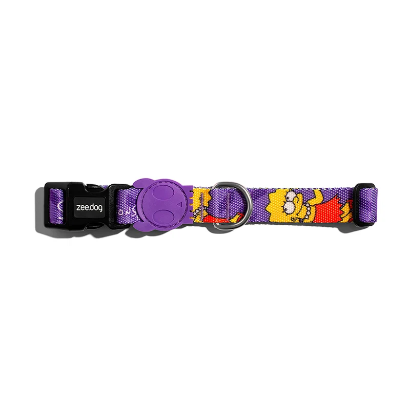 Zee.Dog Collar Lisa Simpson
