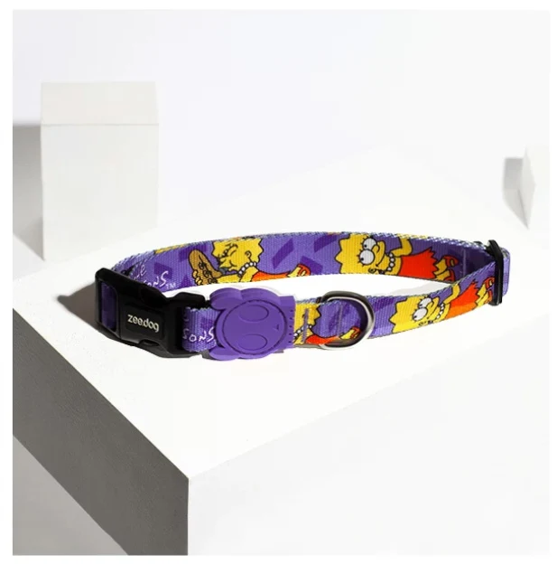 Zee.Dog Collar Lisa Simpson