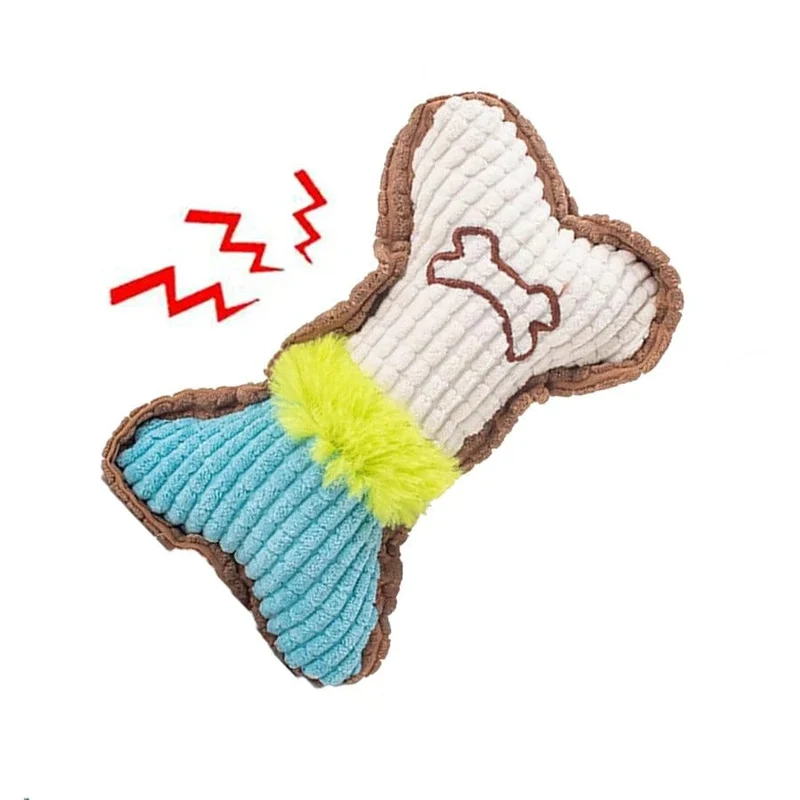 Jouet à mâcher en peluche durable pour chiens