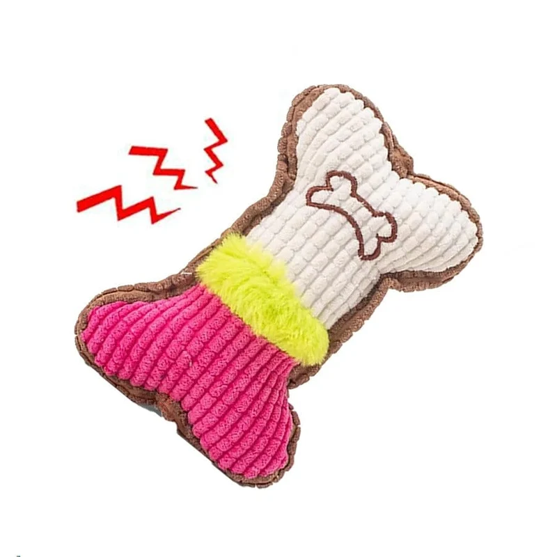 Jouet à mâcher en peluche durable pour chiens