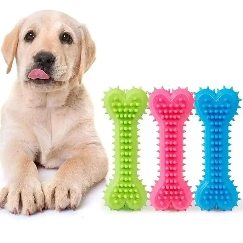 Os à mâcher en caoutchouc durable pour chiens