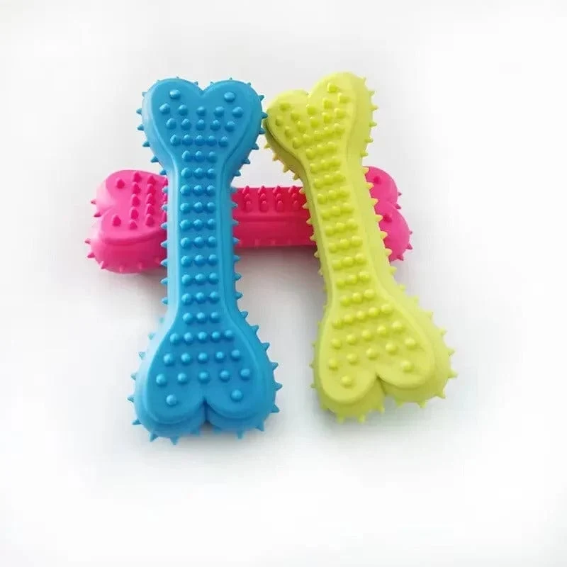 Os à mâcher en caoutchouc durable pour chiens