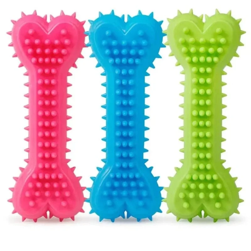 Os à mâcher en caoutchouc durable pour chiens