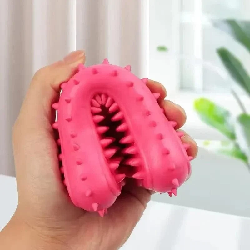 Os à mâcher en caoutchouc durable pour chiens