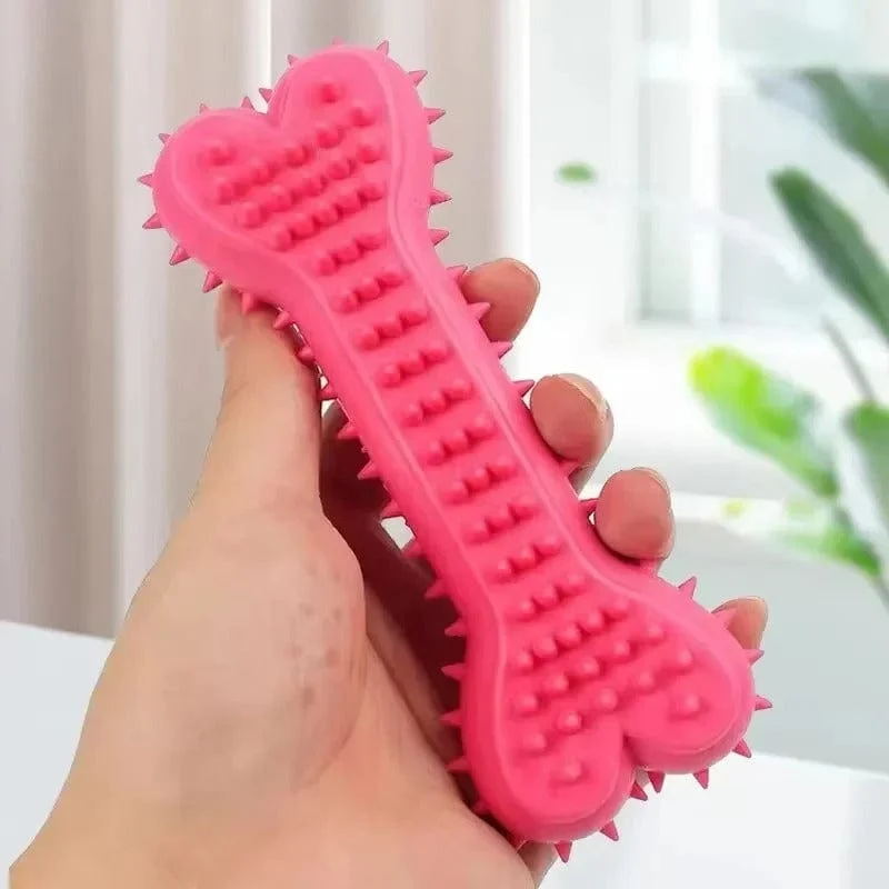 Os à mâcher en caoutchouc durable pour chiens
