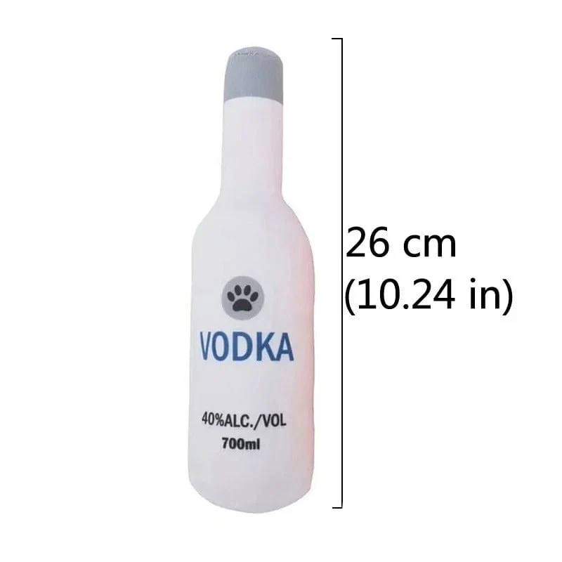 Jouet interactif pour chien : Bouteille de champagne amusante !