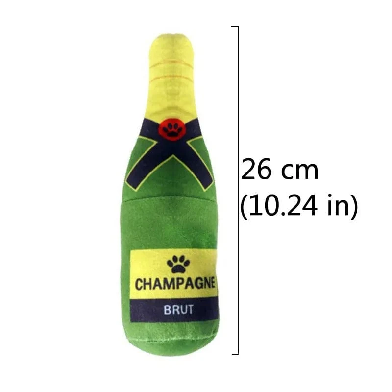 Jouet interactif pour chien : Bouteille de champagne amusante !