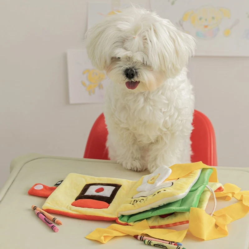 Livre à flairer interactif pour chiens