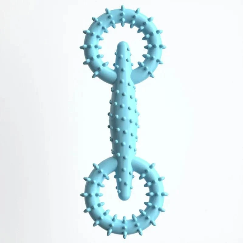 Anneau de traction robuste pour chiens - Jouet à mâcher interactif