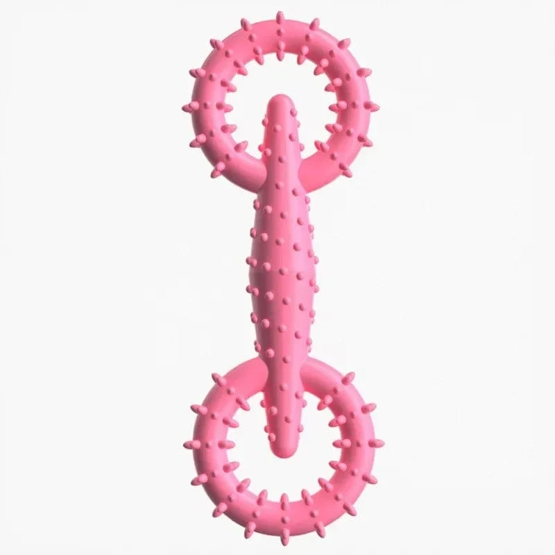 Anneau de traction robuste pour chiens - Jouet à mâcher interactif