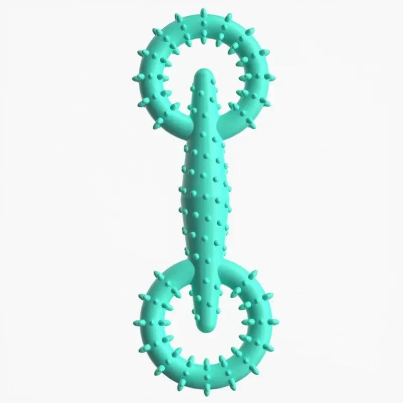 Anneau de traction robuste pour chiens - Jouet à mâcher interactif