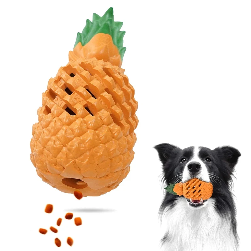 Jouet à mâcher ananas incassable pour chiens